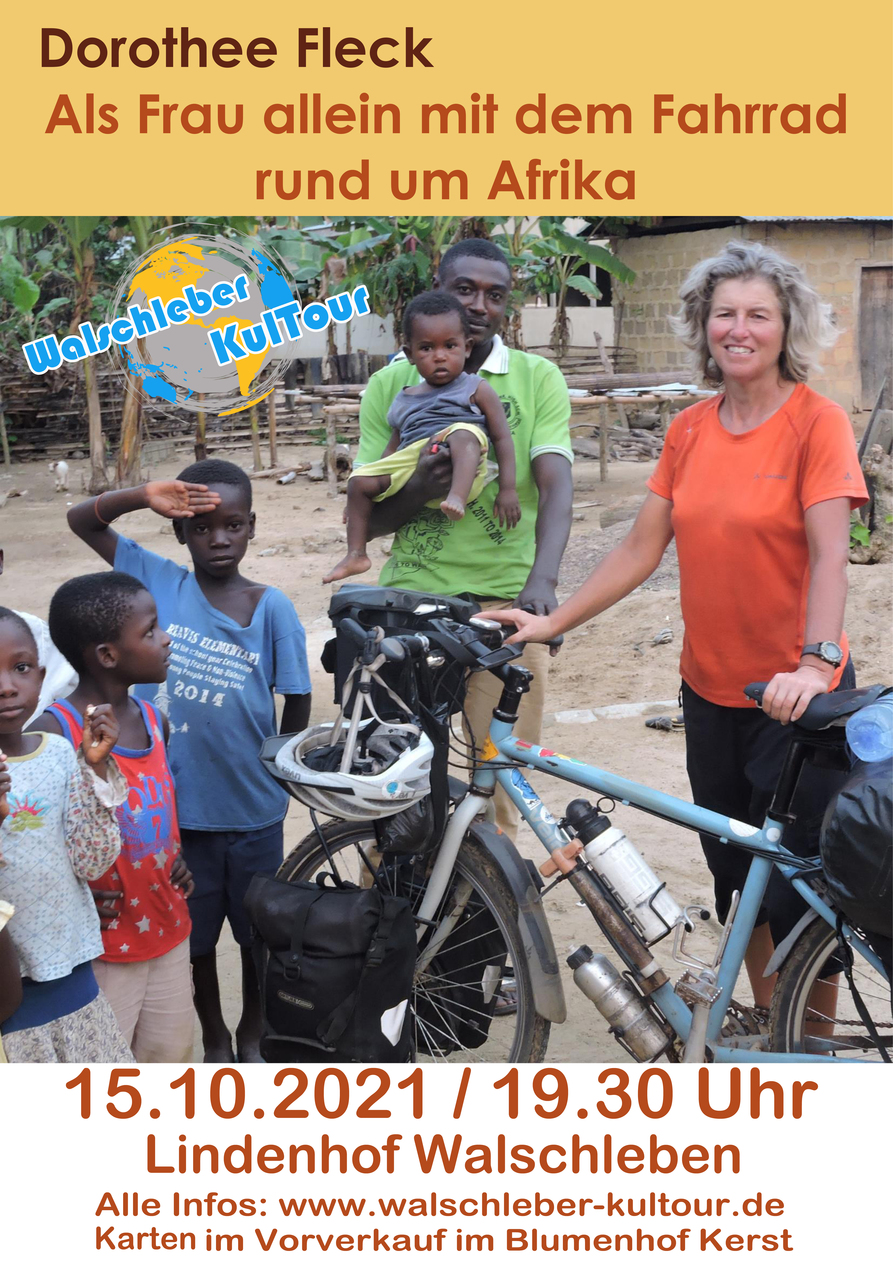 Als Frau alleine mit dem Fahrrad rund um Afrika